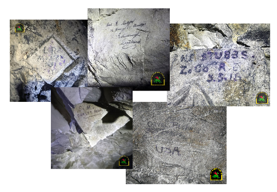 Hulluch Subway -  WW1 Graffiti